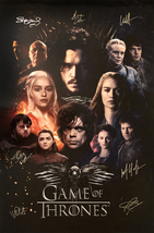 Game of thrones Signed Movie Poster - 24 by 36 - $180.00