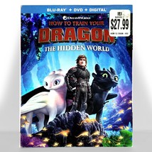 How to Train Your Dragon: The Hidden World (Blu-ray, 2019) w/ Slipcover - £6.11 GBP