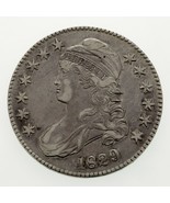 1829 Capped Bust Half Dollar in Extra Fine Condition - $304.65 CAD