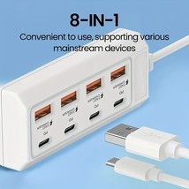 [8-Port Fast Charging USB Hub] 8-Port USB Hub with 4 USB &amp; 4 PD Ports | ... - $310.86 MXN