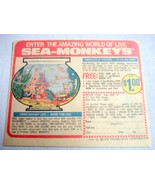 1970 Color Ad Sea Monkeys Sales Unlimited Transcience Corporation - $10.96 CAD