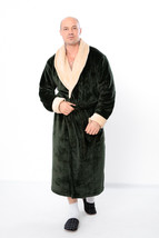 Bathrobe (men) – Terry Fabric, Pocket &amp; Waist Belt, Comfort, , Winter,  ... - $1,449.22 MXN+