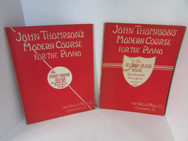 JOHN THOMPSON&#39;S MODERN COURSE FOR PIANO FIRST &amp; SECOND GRADE SHEET MUSIC... - $73.13 MXN
