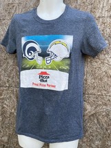 Pizza Hut Employee Uniform T-shirt, Football proud Pizza partner Promo s... - $19.79