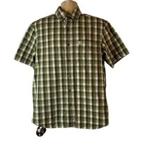 Carhartt plaid short sleeve shirt button down medium  shirt. - £15.20 GBP