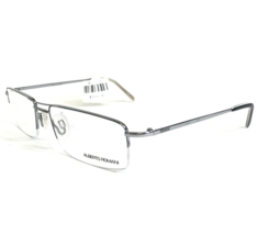 Alberto Romani Eyeglasses Frames AR 705 GM Shiny Gunmetal Silver 54-17-135 - £43.48 GBP