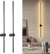 Battery Operated Wall Sconces Set of 2, Rechargeable Wireless LED Wall L... - $976.13 MXN