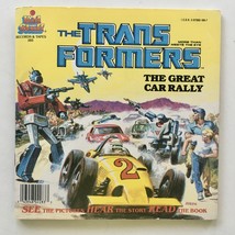 The Transformers - The Great Car Rally 7&#39; Vinyl Record / 24 Page Book - £98.70 GBP