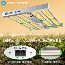 240Watts Growing Lamps Seedling Daisy Chain Dimmable 4x4ft Coverage for Indoor - £146.07 GBP