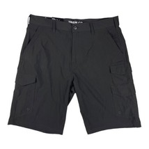 Iron Co Stretch Performance Hybrid Cargo Shorts BlackSoot Size 36 - £11.14 GBP