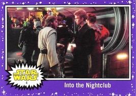 2017 Topps Star Wars Journey To The Last Jedi Purple #4 Into The Nightclub - £0.75 GBP