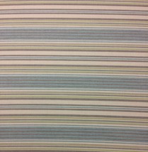 Ballard Bunny Williams Trellis Stripe Sky Herringbone Sunbrella Fabric Bty 54&quot;W - £14.46 GBP