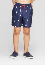 Baby Boys&#39; Swim Trunks, &quot;Stars&quot; Navy Blue/White Size US 9M,12M,18M,2T Ca... - $1.00