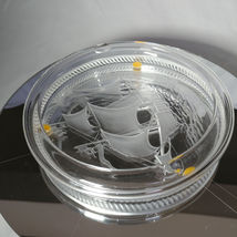 Lalique | Crystal Santa Maria Ashtray | 6.75" image 8