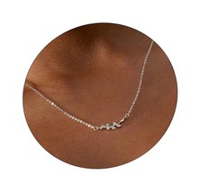 Gold Pendant Necklace for Women 14k Gold Leaf - £37.61 GBP