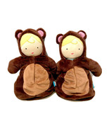 Manhatten Toy Company Snuggle Baby Soft Doll Hooded Bear Sleep Sack Set ... - £27.61 GBP