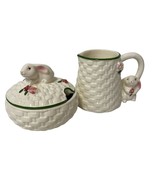 Avon Bunny Sugar And Creamer Set Gift Collection New Open Box Very Nice ... - £8.87 GBP