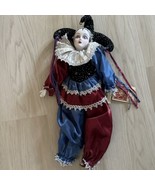 Vintage Dynasty Porcelain Doll Collection Maurice Jester Clown 1983 Rare - £41.02 GBP