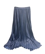 Beautiful ALICE + OLIVIA Blue Pleated Lined Skirt Size 4 - $296.99