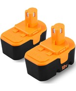 2Packs P100 3.6Ah 18V Replacement Battery Compatible With Ryobi 18V Batt... - £37.09 GBP