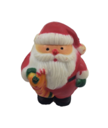 Vintage Santa Claus w Stocking Christmas Holiday Small 3&quot; Figure - $199.72 MXN