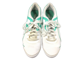 Puma Sport Lifestyle Mens Size 8.5 Sneakers Running Shoes White Green Good Cond - £15.82 GBP