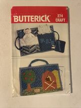 Vintage Butterick 274 Travel Bag With Inside Pockets For Dolls Uncut - $8.99