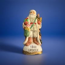 Vintage Christmas Eve Limited Edition Santa 1800 Greece Porcelain Figurine - $12.00