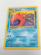 Kingler 38/62 Pokemon Card 1999 Fossil Set Wotc Nm - £3.13 GBP