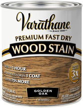 Varathane 262003 Premium Fast Dry Wood Stain, Quart, Golden Oak - $18.31