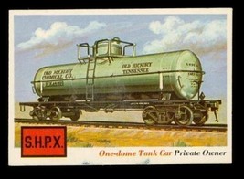 1955 Rails &amp; Sails TOPPS Trading Card #64 One Dome Tank Car - £3.81 GBP