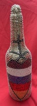 Haitian Vodou Ceremonial Beaded Libation Bottle With Veve For Loa Erzuli... - $150.00