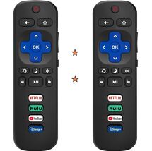 2pk Remote Control Replacement for Roku TV Element Sanyo TCL Hisense JVC... - $227.92 MXN