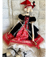 Tilda Little Witch Samantha Fairytale character Handmade doll Home decor - $88.00