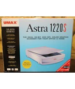 UMAX UTI Astra 1220S  Duodlx, Flatbed Scanner 36-Bit, 600 DPI - £15.68 GBP