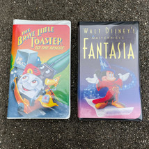 Walt Disney Brave New Toaster VHS 1999 &amp; Fantasia VHS 1991 EUC Lot of 2 - $14.52