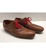Clarks Tan Leather Oxford Dress Shoe Men’s 9.5 D Style 66100 LV - $22.49