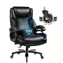 Heavy Duty Office Chair - 500lbs Capacity Executive Desk Chair with Ergo... - $197.99