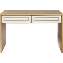 48" Gold Mirrored Glass Console Table - $841.80 CAD