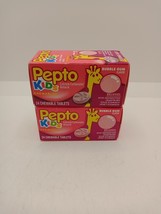 *READ* 2X Pepto Kids Antacid Chewable Tablets with Bubble Gum Flavor 24ct - €9,69 EUR
