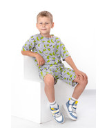 Boys’ Summer Set (T-Shirt + Shorts) – Breathable Knit &amp; Fun Print, Summe... - $661.93 MXN+