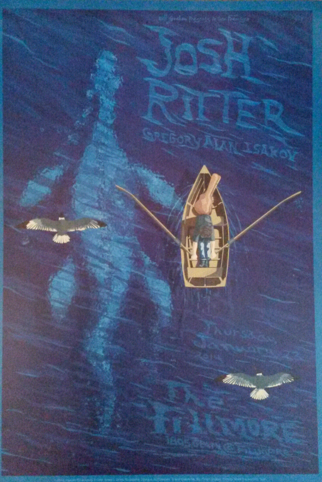 MINT JOSH RITTER FILLMORE POSTER 2014 - $21.49