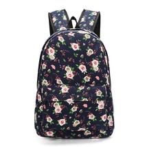 Preppy Style Student School Backpack School Bags for Girls Teenagers Canvas Back - £20.08 GBP