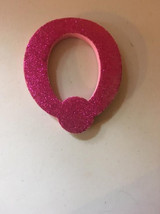 ✅Wall Letter Pink Sparkle O - $6.99