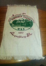 Vintage 28th Annual Tournament WBA Virginia State 1985 Lynchburg Towel S... - $9.99