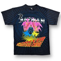 Vintage 1995 Batman Forever Promo T Shirt Single Stitch AOP Batwing L 21x29 USA - £116.76 GBP