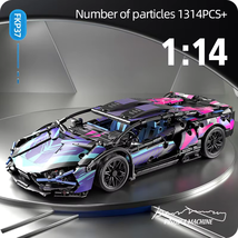 Technical Racing Sport Car 1280PCS Model Building Blocks City Mechanical... - $102.64+