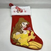 Disney Princess Beauty and the Beast - Belle 18”Christmas Stocking Red - £15.27 GBP