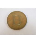 VINTAGE GAME TOKEN BAILEY&#39;S SOLID BRASS GOOD FOR ONE ADMISSION - £1.54 GBP