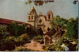 Mission San Carlos Borromeo Carmel California Postcard - £5.81 GBP
